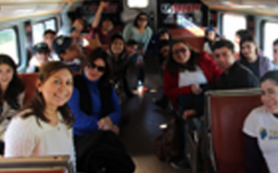 Baja California Railroad ofrece paseo en tren a voluntarios de Tijuana Innovadora
