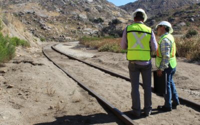 Continúan inspecciones de Baja California Railroad para cuidados de la Línea del Desierto